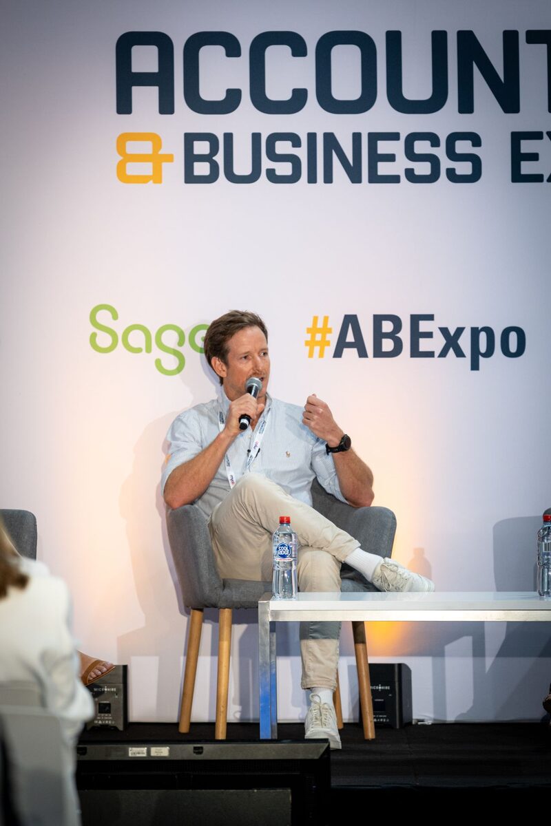 Rich Coombes speaking at Accountants & Business Expo, Sydney